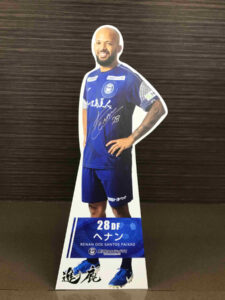 鹿児島ユナイテッドFC ヘナン選手 等身大パネル