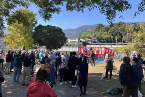 せっくい祭りの会場の様子