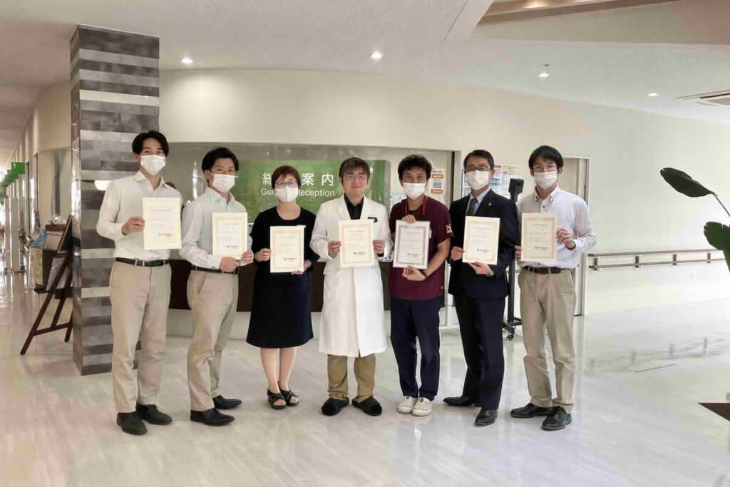 きいれセントラルクリニックの上級CPAP療法士認定スタッフ