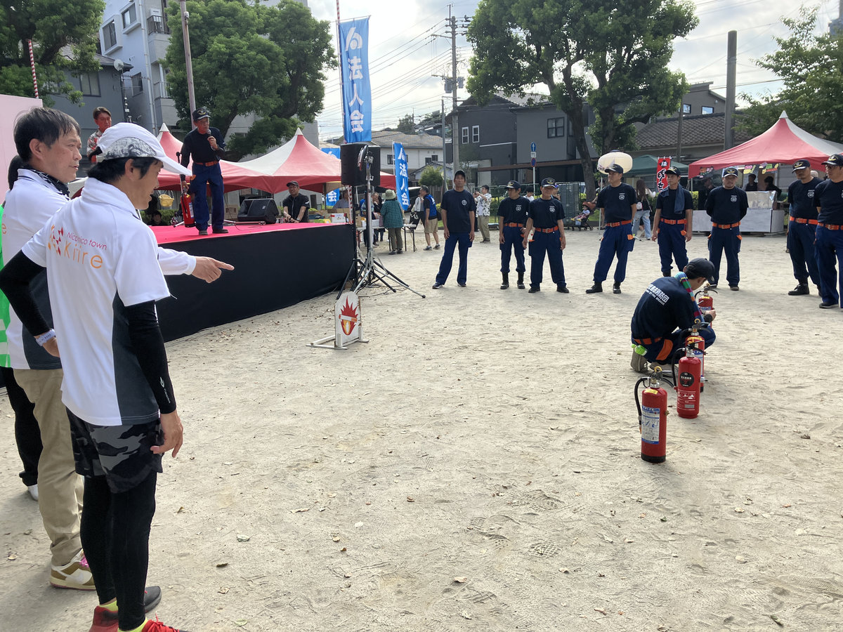 鹿児島市宇宿の脇田公園で開催された第43回宇宿納涼夏祭りの会場